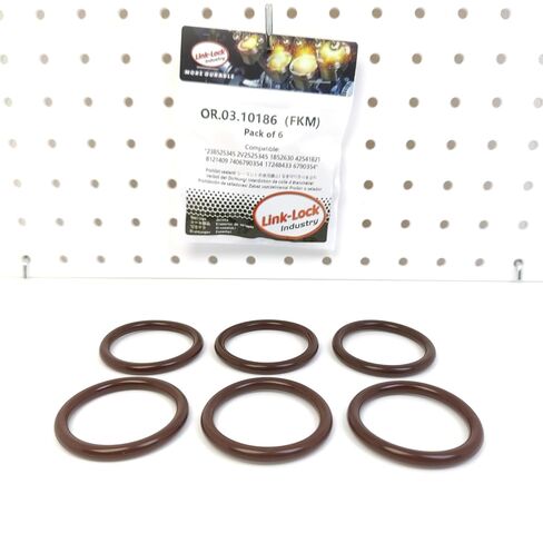6PCS OR.03.10186 FKM Viton Sealing O-Ring Kit of Differential 23B525345 2V2525345 1852630 42541821 8121409 7406790354 17248433 6790354 for Volvo for Audi for Cupra for IVECO for VW in Saudi Arabia
