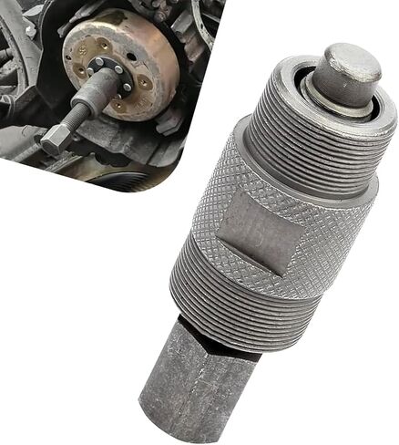 قطعة واحدة من أداة سحب دولاب الموازنة، مزيل الجزء الثابت لمحركات GY6 50 125 150cc، من الفولاذ المقاوم للصدأ 24 مم و27 مم، عالمي لمعظم الدراجات النارية (أسود) in Kuwait