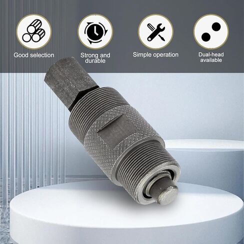 قطعة واحدة من أداة سحب دولاب الموازنة، مزيل الجزء الثابت لمحركات GY6 50 125 150cc، من الفولاذ المقاوم للصدأ 24 مم و27 مم، عالمي لمعظم الدراجات النارية (أسود) in Kuwait