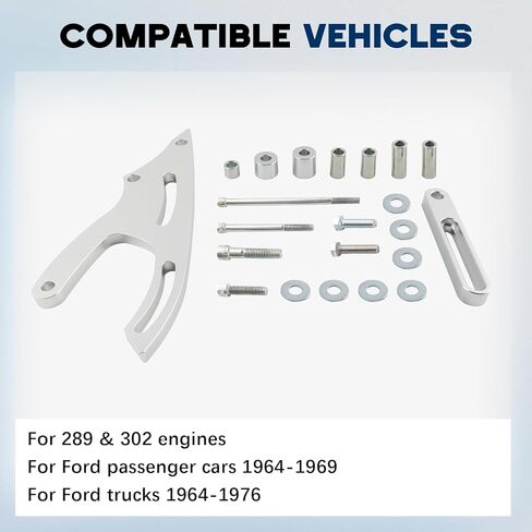 دعامة مضخة توجيه كهربائية من Saginaw متوافقة مع Ford 289 302 351W SBF كتلة صغيرة in Saudi Arabia
