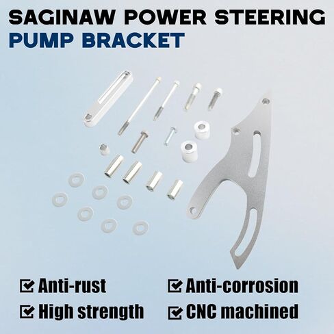 دعامة مضخة توجيه كهربائية من Saginaw متوافقة مع Ford 289 302 351W SBF كتلة صغيرة in Saudi Arabia