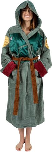 Star Wars Boba Fett Unisex Hooded Bathrobe for Adults in Saudi Arabia