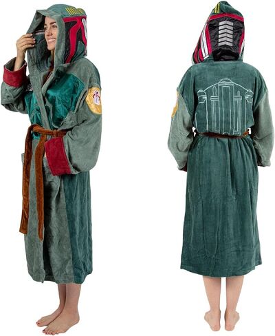 Star Wars Boba Fett Unisex Hooded Bathrobe for Adults in Saudi Arabia