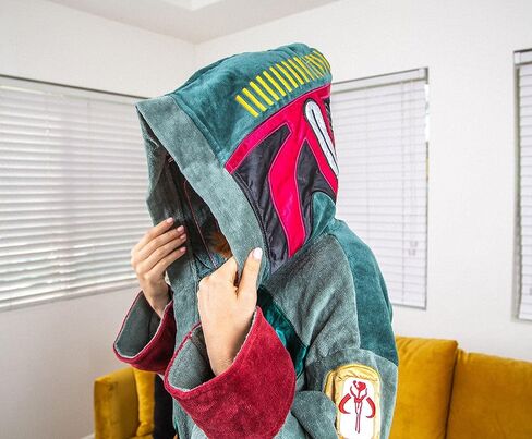Star Wars Boba Fett Unisex Hooded Bathrobe for Adults in Saudi Arabia