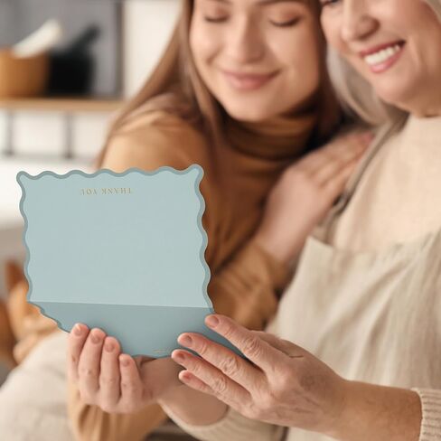 Beautiful Thank You Cards Set of 30 With Envelopes and Stickers - Elegant Blank Cards For Personalized Notes - Perfect Bulk Stationary Set For All Occasions incl. Weddings, Business & Baby Showers in Saudi Arabia