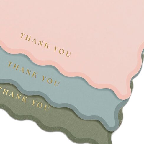 Beautiful Thank You Cards Set of 30 With Envelopes and Stickers - Elegant Blank Cards For Personalized Notes - Perfect Bulk Stationary Set For All Occasions incl. Weddings, Business & Baby Showers in Saudi Arabia