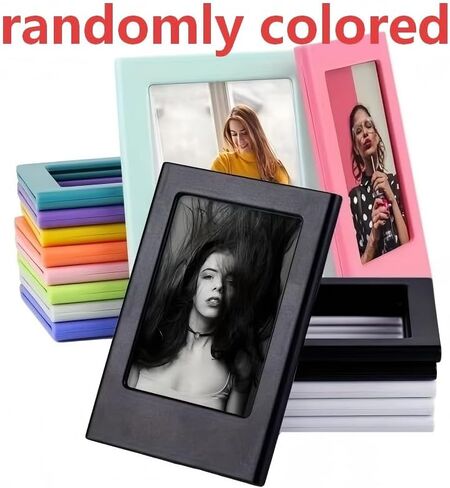 2 Bohemian Magnetic Photo Frames, Randomly Colored, Suitable for Photo Display, Recording Beautiful Moments, Suitable for Offices, Kitchens, Living Rooms in Saudi Arabia