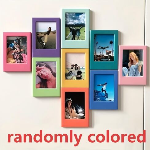 2 Bohemian Magnetic Photo Frames, Randomly Colored, Suitable for Photo Display, Recording Beautiful Moments, Suitable for Offices, Kitchens, Living Rooms in Saudi Arabia