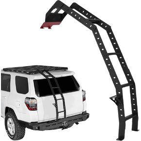 سقف سلم 4Runner متوافق مع Toyota 4Runner - سلم هاتش ألومنيوم للمركبات على الطرق الوعرة - يناسب موديلات 4Runner 2010-2024 - ملحق السقف للتآكل in Kuwait
