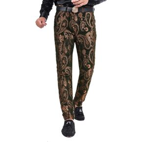 Barabas Men Paisley Floral Print Design Luxury Pants 2CP3101 in Kuwait