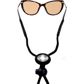 tag8 Eyeglass Lanyard – Sunglasses Strap with Holder Compatible with AirTag Tracker – Adjustable Eyeglass Strap for Eyewear Loss Prevention – Sunglasses Lanyards (Black Sport Strap) in Kuwait