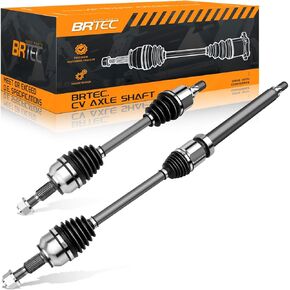 2PCS Front CV Axle Shaft Assembly Compatible with Ford Focus 2012-2018 S SE SEL Titanium L4 2.0L, Automatic Dual Clutch Transmission - Driver and Passenger Side, 66-2334, 66-2305 in Kuwait