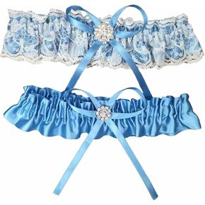 Satin Bridal Garter Set,Lace Rhinestone Pearl,Bride to Be Leg Accessory, Bridal Shower Outfit, Engagement Gift in Saudi Arabia