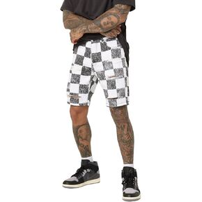 SAINT MORTA Vintage Checks Denim Shorts in Saudi Arabia