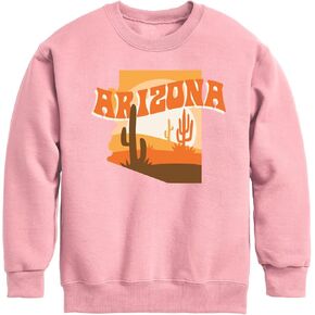 Instant Message - Arizona Desert - Toddler & Youth Crewneck Fleece Sweatshirt in Saudi Arabia