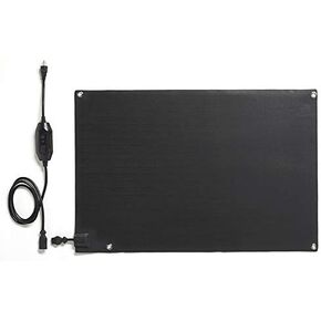 حصائر ذوبان الثلوج المُدفأة من HeatTrak للمداخل - حصائر خارجية مُدفأة - حصائر ذوبان الثلوج لإزالة الثلوج في فصل الشتاء - منتجات موثوقة لذوبان الثلوج والجليد - حصائر مدخل تسخين مانعة للانزلاق (24 بوصة × 36 بوصة) in Kuwait