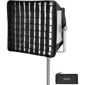 NEEWER 12.2"x11.4" Foldable Softbox Diffuser with Grid and Bag for NL660/SNL660/RGB660/RGB660 Pro/RGB660 PRO II LED Video Light Panel, Studio Photo Portrait Photography YouTube Video Soft Lighting in Kuwait