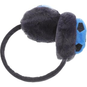 Blue Soccer Earmuffs Winter Warm Ear Covers Thickened Ear Warmers Comfortable Outdoor Cold Weather Protection for Boys in Kuwait