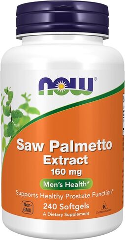 Now Foods Saw Palmetto Extract 320 mg - 90 Softgels (Pack of 2) - 180 Total Softgels in Saudi Arabia