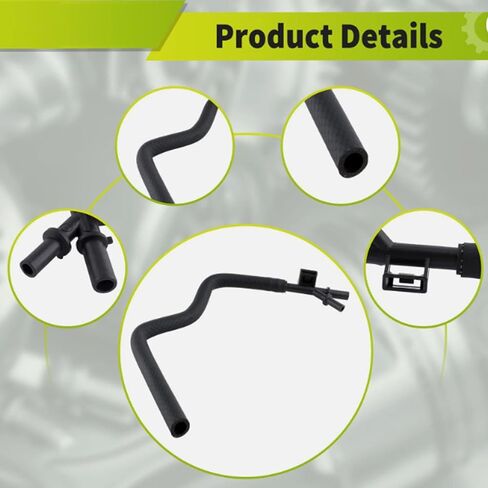 1626437060 Radiator Bypass Hose, Engine Coolant Recovery Tank, Engine Coolant Water Bypass Hose Replacement for V 1.8L 2012, Car Radiator in Saudi Arabia