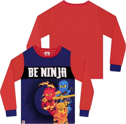 LEGO Ninjago Boys Pajamas, Ninja Long Sleeve Boys Pjs, Ninjago Kids Pajama Set in Saudi Arabia