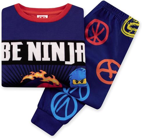 LEGO Ninjago Boys Pajamas, Ninja Long Sleeve Boys Pjs, Ninjago Kids Pajama Set in Saudi Arabia