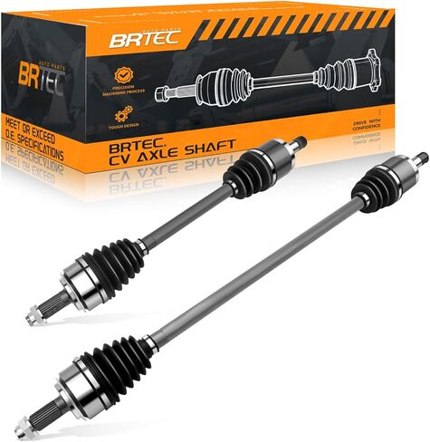2PCS Front CV Axle Shaft Assembly compatible for Honda Accord 2003-2007 L4 2.4L Automatic Transmission - Driver and Passenger Side, 60-4217 60-4218 in Kuwait