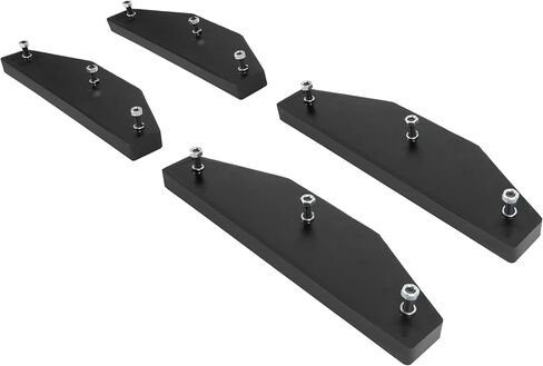 Stabilizer Street Pad Compatible with John Deere 310, 410, 510, 710 Backhoes-3 Bolt Style EPDM Replacement for AT195669 Set of 4 in Saudi Arabia