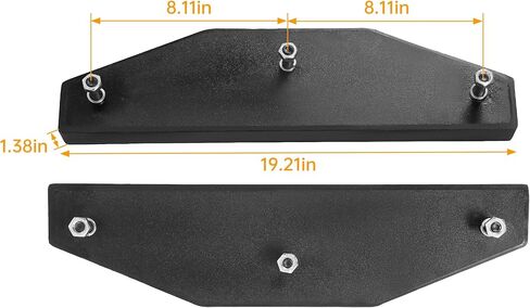 Stabilizer Street Pad Compatible with John Deere 310, 410, 510, 710 Backhoes-3 Bolt Style EPDM Replacement for AT195669 Set of 4 in Saudi Arabia