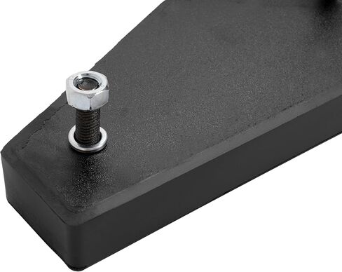 Stabilizer Street Pad Compatible with John Deere 310, 410, 510, 710 Backhoes-3 Bolt Style EPDM Replacement for AT195669 Set of 4 in Saudi Arabia