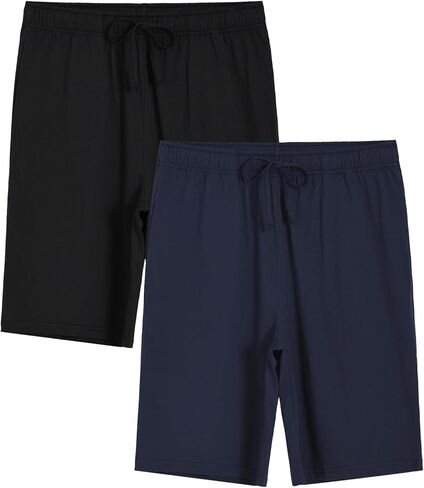 Latuza Men's Soft Cotton Pajama Shorts Lightweight Sleep Shorts with Pockets in Saudi Arabia