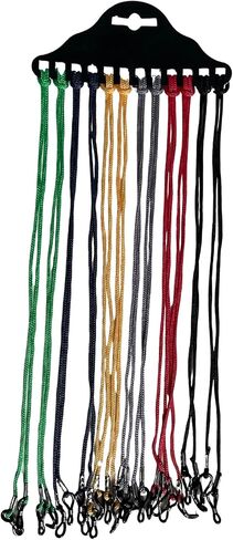 12 pcs Eyeglass Chain Eyewear Retainer Mask Holder Reading Glass Necklace Lanyard 6 Colors Eyewear Retainer Eye Glass Accessory Chain Around Neck for Men Women Kids in Saudi Arabia