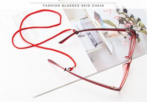 12 pcs Eyeglass Chain Eyewear Retainer Mask Holder Reading Glass Necklace Lanyard 6 Colors Eyewear Retainer Eye Glass Accessory Chain Around Neck for Men Women Kids in Saudi Arabia