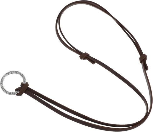 1 Pcs Glasses Necklace Sunglasses Holder Eyeglasses Necklace Hanging Ring Leather Cord Adjustable Eyeglasses Strap Leather Stylist Men Loop Reading Glasses Holder for Sunglasses Eyeglass in Saudi Arabia