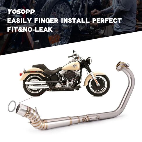 طقم حشية منفذ العادم المسطح لموديلات 1984-2024 Harley Big Twin، Touring، Dyna، Sportster، Softail - يستبدل OEM 65324-83B (زوج واحد قطعتان) in Kuwait
