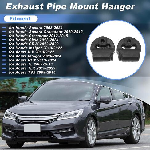 شماعة تثبيت ماسورة العادم لسيارة Honda Accord Civic CR-V كاتم صوت عادم عازل جلبة لسيارة Acura TSX TL RDX TLX كاتم صوت يقلل من دعامة تثبيت الاهتزاز 18215-TA0-A01 in Kuwait