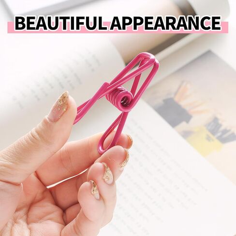 10 Pack, Colorful Multi-Purpose Clothes Clip, Fixed Photo Clip for Holding Food Bags, chip Bags, Paper, Photos, Random Color in Saudi Arabia