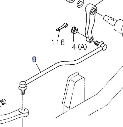 Drag Link for ISUZU NRR NQR NPR NPR-HD 4HE1 4.8L 4HK1 5.2L and GAS engines 95-07 in Saudi Arabia