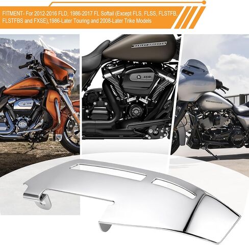 واقي كعب لوح القدم من الكروم لدراجة Harley Touring/Electra Glide/Road Glide/Road King/Street Glide 1986-2025، FLD '12-2016، Softail '86-2017، نماذج Trike '08-Later in Kuwait