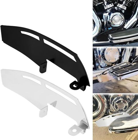 واقي كعب لوح القدم من الكروم لدراجة Harley Touring/Electra Glide/Road Glide/Road King/Street Glide 1986-2025، FLD '12-2016، Softail '86-2017، نماذج Trike '08-Later in Kuwait