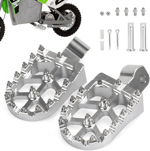 XINGWU Dirt Bike Foot Pegs for MX650 CNC Aluminum Pegs Heavy-Duty Foot Rest Pedals Compatible with Razor MX650 MX500 SX500 Electric Dirt Bikes Footpegs (Black) in Saudi Arabia