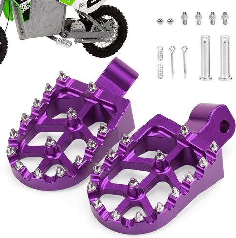 XINGWU Dirt Bike Foot Pegs for MX650 CNC Aluminum Pegs Heavy-Duty Foot Rest Pedals Compatible with Razor MX650 MX500 SX500 Electric Dirt Bikes Footpegs (Black) in Saudi Arabia