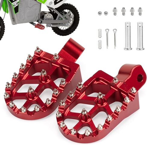 XINGWU Dirt Bike Foot Pegs for MX650 CNC Aluminum Pegs Heavy-Duty Foot Rest Pedals Compatible with Razor MX650 MX500 SX500 Electric Dirt Bikes Footpegs (Black) in Saudi Arabia
