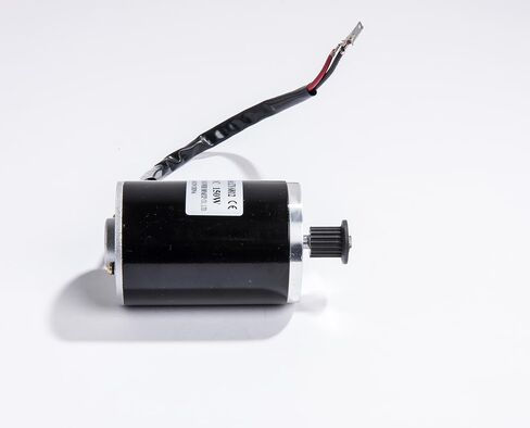 HiGear 150W Watt 24V Pulley with 16T Volt DC Brush Electric Motor #25 Chain 11T Sprocket Unite ZY6812 f Razor Scooter DIY Kids Kart 150-GM150115 Works with 12V by Alfa Wheels (150W 3M Pulley 16T) in Saudi Arabia
