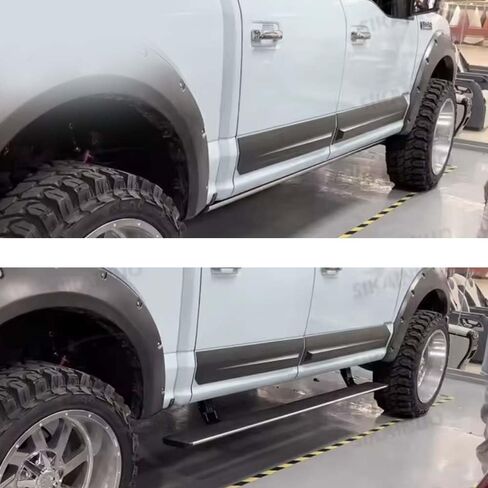 PowerStep Running Boards Fit for Chevrolet Silverado 2019 2020 2021 Power Side Steps Retractable Truck Steps Electric Running Board Deployable Side Step in Saudi Arabia