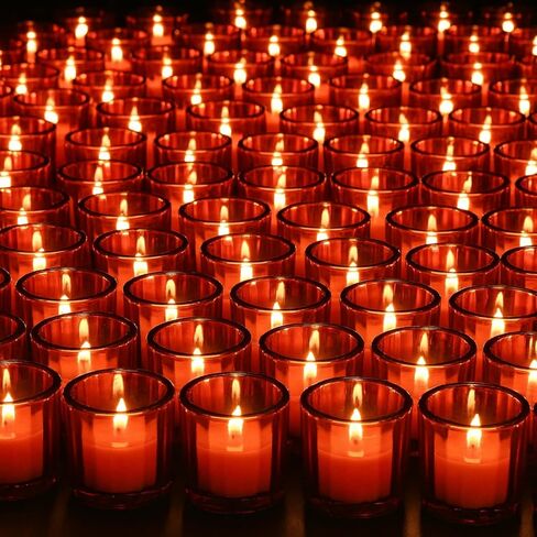 100 قطعة من حامل شموع Tealight الزجاجي من Mumufy حامل شموع نذرية مضلع من أجل قطعة مركزية لحفلات الزفاف والمنتجعات الصحية والتأمل وديكور المنزل (شفاف) in Kuwait