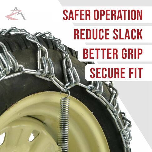 The ROP Shop Pair of Chain Tensioners for 13x5x6, 15x6x6, 16x6.5x8 Yard Garden Tractor Tires in Saudi Arabia