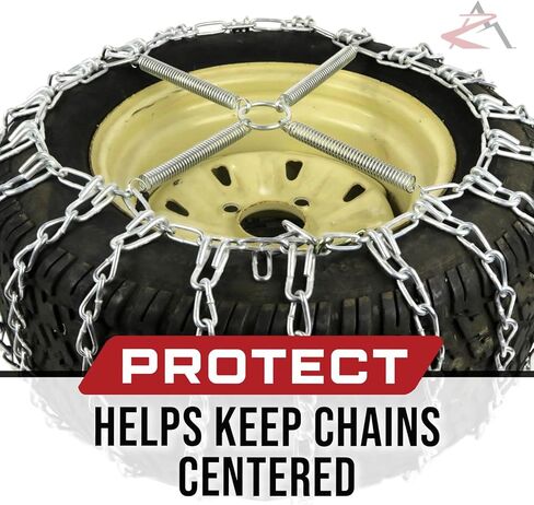 The ROP Shop Pair of Chain Tensioners for 13x5x6, 15x6x6, 16x6.5x8 Yard Garden Tractor Tires in Saudi Arabia