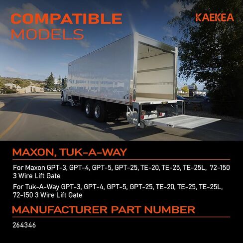 264346 مفتاح الباب الخلفي متوافق مع Maxon Tuk-A-Way GPT-3 GPT-4 GPT-5 GPT-25 TE-20 TE-25 TE-25L 72-150 3 استبدال التحكم في بوابة رفع الأسلاك in Kuwait