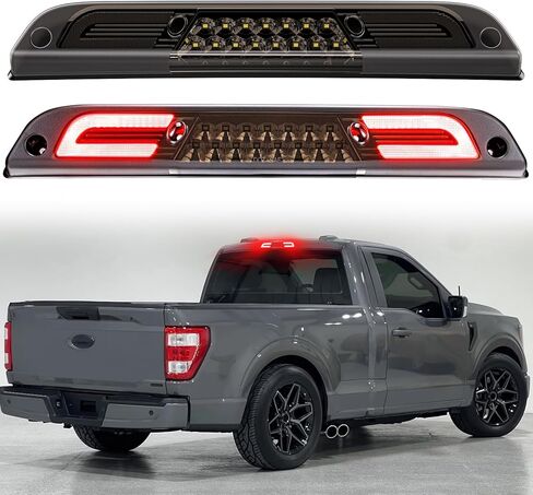 LED Third Brake Light Compatible With 2015-2024 F150, 2017-2024 F250 F350 F450 F550, 2019-2024 Ranger, 2021-up Maverick High Mount 3rd Brake Cargo Light Smoke Lens in Kuwait